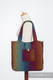 Shoulder bag made of wrap fabric (100% cotton) - LITTLE LOVE - RAINBOW DARK - standard size 37cmx37cm #babywearing
