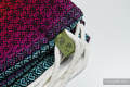 Plecak/worek - 100% bawełna - LITTLE LOVE TĘCZA DARK- uniwersalny rozmiar 32cmx43cm #babywearing