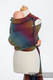 WRAP-TAI portabebé Mini con capucha/ jacquard sarga/100% algodón/ LITTLE LOVE RAINBOW DARK #babywearing