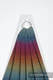 Ringsling, Jacquard Weave (100% cotton) - LITTLE LOVE - RAINBOW DARK - long 2.1m #babywearing