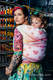 Żakardowa chusta do noszenia dzieci, bawełna - TĘCZOWA KORONKA - rozmiar L #babywearing
