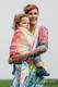 Fular, tejido jacquard (100% algodón) - RAINBOW LACE - talla XS #babywearing