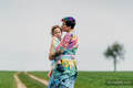 Baby Wrap, Jacquard Weave (100% cotton) - RAINBOW LACE - size XL #babywearing