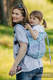 Nosidło Klamrowe ONBUHIMO z tkaniny żakardowej (100% bawełna), rozmiar Toddler - KOLORY NIEBA  #babywearing