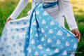 Żakardowa chusta do noszenia dzieci, bawełna - WAKACYJNY REJS - rozmiar S (drugi gatunek) #babywearing