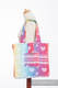 Schultertasche, hergestellt vom gewebten Stoff (100% Baumwolle) - RAINBOW LACE (grad B) #babywearing