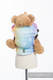 Mochila portamuñecos hecha de tejido, 100% algodón - RAINBOW LACE  #babywearing