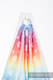 Bandolera de anillas, tejido Jacquard (100% algodón) - con plegado simple - RAINBOW LACE - standard 1.8m #babywearing