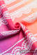 Baby Wrap, Jacquard Weave (100% cotton) - RAINBOW LACE - size XL #babywearing