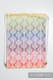 Sackpack made of wrap fabric (100% cotton) - TULIP PETALS - standard size 32cmx43cm #babywearing
