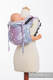 Nosidło Klamrowe ONBUHIMO  z tkaniny żakardowej (60% bawełna, 40% len), rozmiar Standard - WAŻKI LAWENDOWE #babywearing