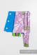 Drool Pads & Reach Straps Set, (Outer fabric - 60% cotton, 40% linen; Lining - 100% polyester) - DRAGONFLY LAVENDER #babywearing