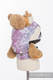 Puppentragehilfe, hergestellt vom gewebten Stoff (60% Baumwolle, 40% Leinen) - DRAGONFLY LAVENDER  #babywearing