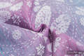 Baby Wrap, Jacquard Weave (60% cotton, 40% linen) - DRAGONFLY LAVENDER - size L (grade B) #babywearing
