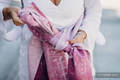 Baby Wrap, Jacquard Weave (60% cotton, 40% linen) - ENCHANTED SYMPHONY - size XL #babywearing