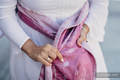 Żakardowa chusta do noszenia dzieci, 60% bawełna, 40% len - ZACZAROWANA SYMFONIA  - rozmiar S #babywearing