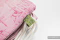Mochila portaobjetos hecha de tejido de fular (60% algodón, 40% lino) - ENCHANTED SYMPHONY - talla estándar 32cmx43cm #babywearing