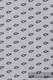 Torba z materiału żakardowego, (100% bawełna) - ICHTYS - SZARY - uniwersalny rozmiar 33cmx39cm #babywearing