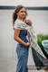 Żakardowa chusta kółkowa do noszenia dzieci, bawełna, ramię bez zakładek - BALTICA 2.0 - long 2.1m #babywearing