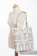 Schultertasche, hergestellt vom gewebten Stoff (100% Baumwolle) - BALTICA 2.0  - Gr. Standard 37cmx37cm #babywearing