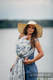 Écharpe, jacquard (100% coton) - PARADISE ISLAND - taille XL #babywearing