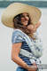 Fular, tejido jacquard (100% algodón) - PARADISE ISLAND - talla XS #babywearing