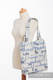 Shoulder bag made of wrap fabric (100% cotton) - PARADISE ISLAND - standard size 37cmx37cm #babywearing