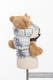 Nosidełko dla lalek z tkaniny chustowej - RAJSKA WYSPA  #babywearing