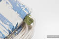 Mochila portaobjetos hecha de tejido de fular (100% algodón) - PARADISE ISLAND - talla estándar 32cmx43cm #babywearing