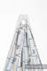 Bandolera de anillas, tejido Jacquard (100% algodón) - con plegado simple - PARADISE ISLAND - long 2.1m #babywearing