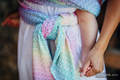 Baby Wrap, Jacquard Weave (80% cotton, 20% bamboo) - LITTLE LOVE - SCENT OF SUMMER - size XS #babywearing