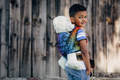 Doll Sling, Jacquard Weave, 100% cotton - SYMPHONY RAINBOW DARK #babywearing