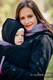 Fleece Babywearing Sweatshirt 2.0 - size L - black with Little Herringbone Inspiration #babywearing