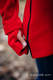 Fleece Babywearing Sweatshirt 2.0 - size 5XL - red with Little Herringbone Elegance #babywearing