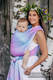 Żakardowa chusta do noszenia dzieci, 60% bawełna, 40% bambus - BIG LOVE - POLNE KWIATY - rozmiar XL #babywearing