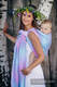 Baby Wrap, Jacquard Weave (60% cotton, 40% bamboo) - BIG LOVE - WILDFLOWERS - size XL #babywearing