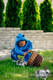 Pajacyk misiowy  - rozmiar 68 - turkusowy z Małą Jodełką Iluzją #babywearing