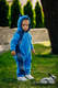 Bear Romper - size 86 -  turquoise with Little Herringbone Illusion #babywearing
