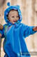 Bear Romper - size 92 - turquoise with Little Herringbone Petrea #babywearing