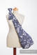 Hobo Bag made of woven fabric, 60% cotton, 40% bamboo - DRAGONFLY WHITE & NAVY BLUE #babywearing