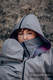 Abrigo de porteo - Softshell - 5XL - Mezcla de Grises Little Herringbone Inspiration #babywearing