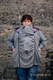 Babywearing Coat - Softshell - Gray Melange with Little Herringbone Inspiration - size 5XL #babywearing