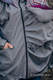 Tragejacke - Softshell - Graue Melange  mit Little Herringbone Inspiration - size 5XL #babywearing