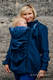 Babywearing Coat - Softshell - Navy Blue with Little Herringbone Illusion - size XXL #babywearing
