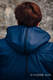 Babywearing Coat - Softshell - Navy Blue with Little Herringbone Illusion - size 3XL #babywearing