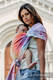 Żakardowa chusta do noszenia dzieci, bawełna - SYMFONIA TĘCZOWA LIGHT - rozmiar M #babywearing