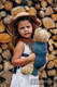 Doll Carrier made of woven fabric (100% cotton) - LITTLE LOVE - RAINBOW DARK #babywearing