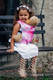 Puppentragehilfe, hergestellt vom gewebten Stoff (100% Baumwolle) - ROSE BLOSSOM #babywearing
