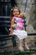 Puppentragehilfe, hergestellt vom gewebten Stoff (100% Baumwolle) - ROSE BLOSSOM #babywearing