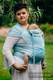 WRAP-TAI toddler avec capuche, jacquard/ 100 % coton / BIG LOVE - ICE MINT #babywearing